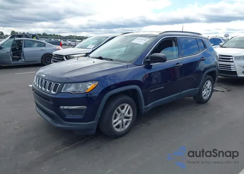 2019 Jeep Compass Sport Fwd из США, поврежденный, VIN 3C4NJCAB9KT637088